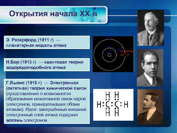 Резерфорд открытия