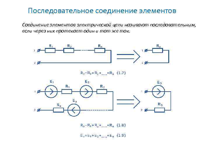 Участок схемы вдоль которого течет один и тот же ток это