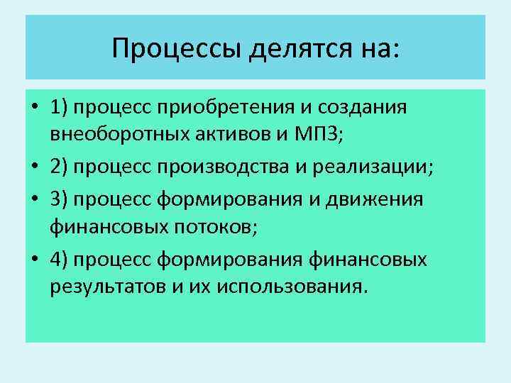 Процесс делится