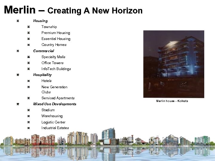 Merlin – Creating A New Horizon Housing Township Premium Housing Essential Housing Country Homes