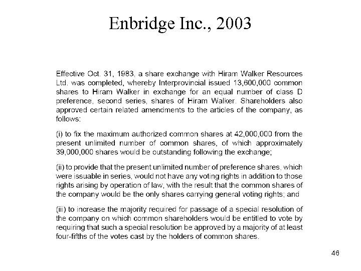 Enbridge Inc. , 2003 46 