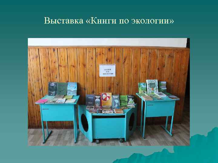 Выставка «Книги по экологии» 