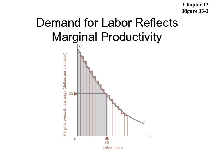 Chapter 13 Figure 13 -2 Demand for Labor Reflects Marginal Productivity 