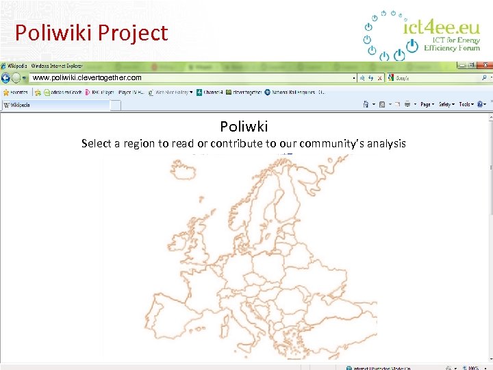 Poliwiki Project www. poliwiki. clevertogether. com Poliwki Select a region to read or contribute