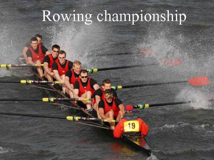 Rowing championship 