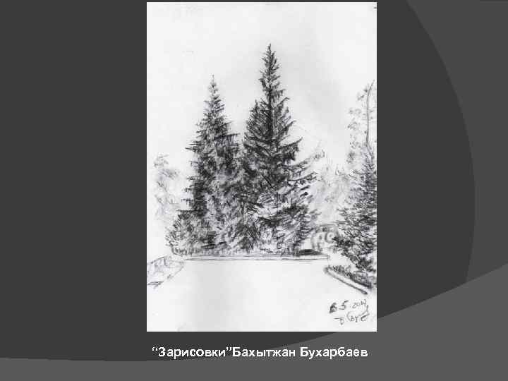 “Зарисовки”Бахытжан Бухарбаев 