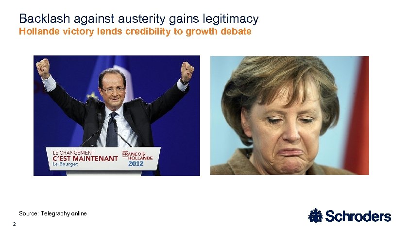 Backlash against austerity gains legitimacy Hollande victory lends credibility to growth debate Source: Telegraphy