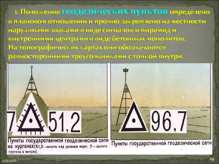 Пунктом определяющим. Топографические вышки на местности. Обозначения геодезических пунктов на местности. Закрепление точек геодезических сетей на местности. Пункт государственной геодезической сети условный знак.