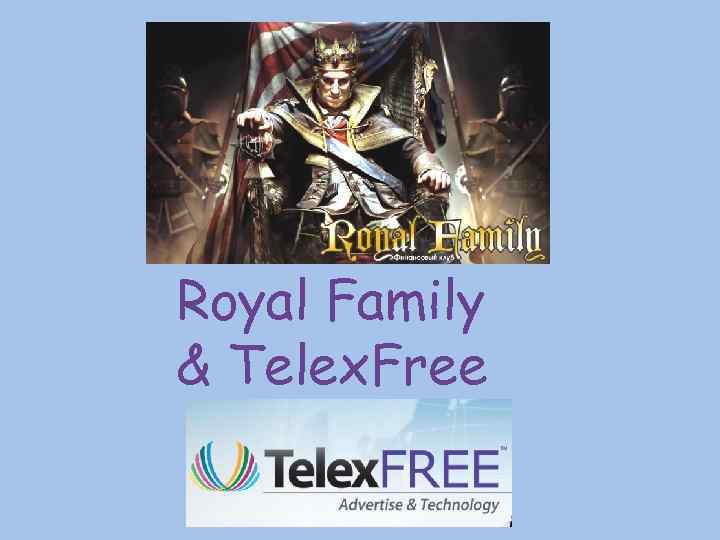 Royal Family & Telex. Free 