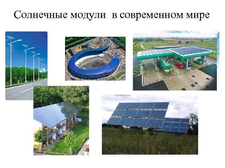 Солнечные модули в современном мире 