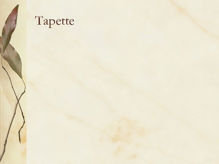 Tapette 