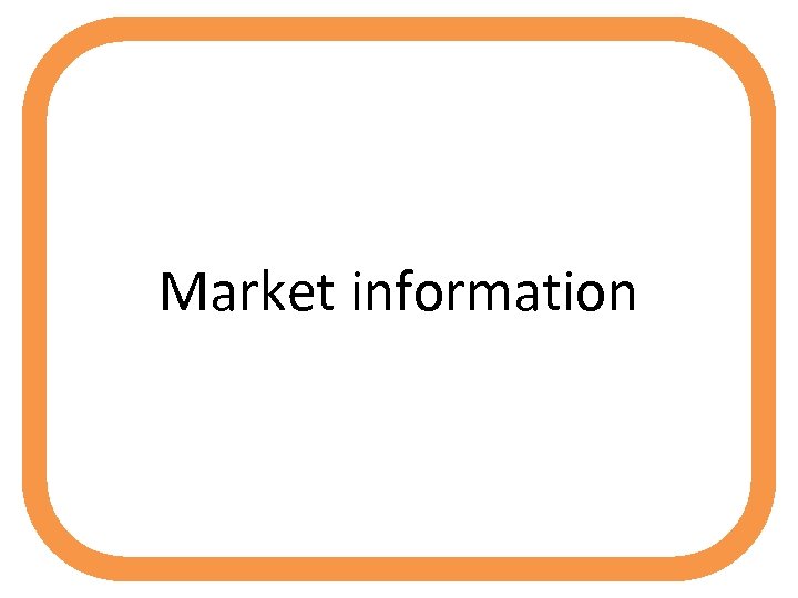 Market information 