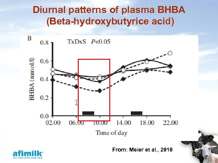 Diurnal patterns of plasma BHBA (Beta-hydroxybutyrice acid) From: Meier et al. , 2010 