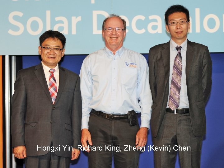 Hongxi Yin, Richard King, Zheng (Kevin) Chen 
