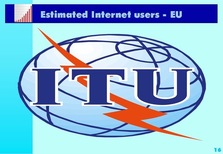 Estimated Internet users - EU 16 