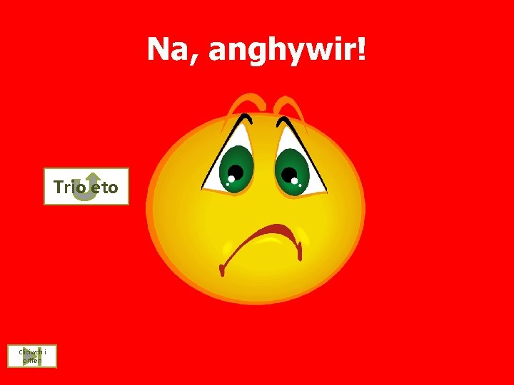 Na, anghywir! Trio eto Cliciwch i orffen 