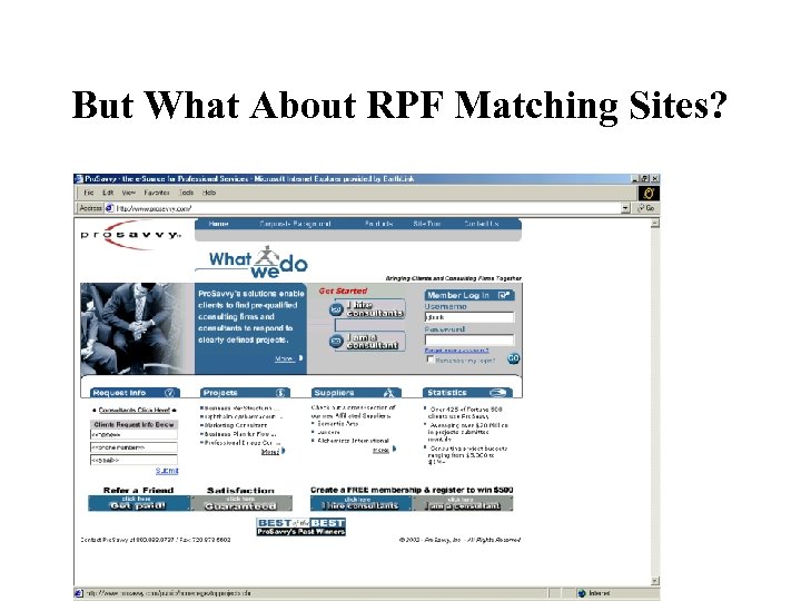 But What About RPF Matching Sites? 