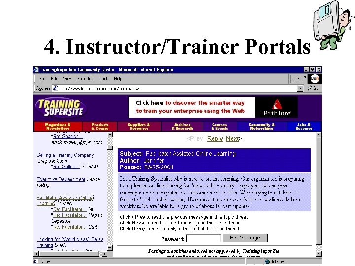 4. Instructor/Trainer Portals 