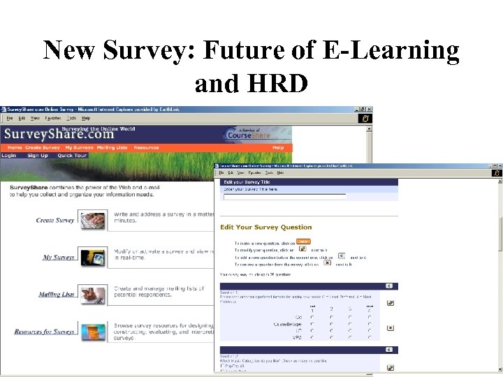 New Survey: Future of E-Learning and HRD 