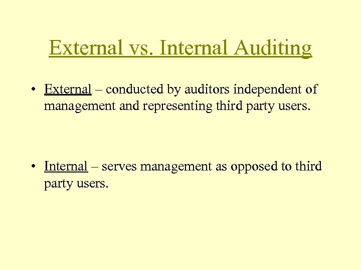 who establishes generally accepted auditing standards