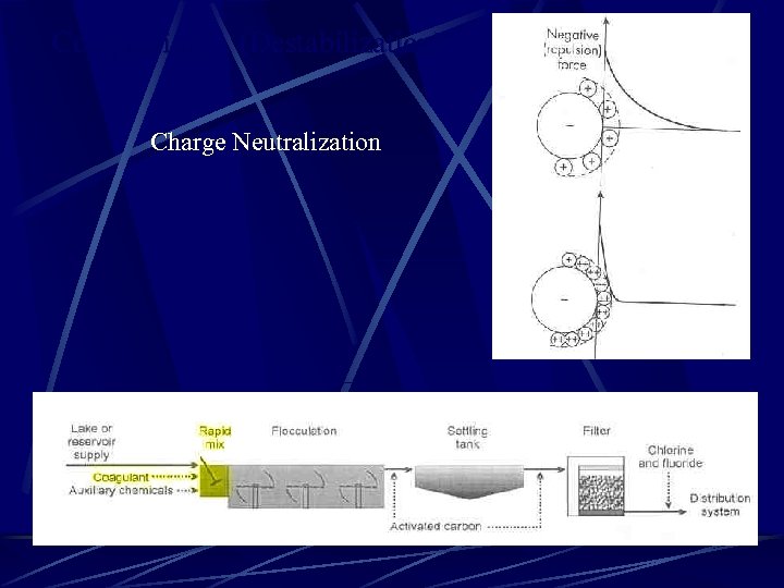 Coagulation (Destabilization) Charge Neutralization 