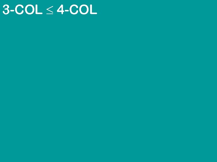 3 -COL 4 -COL 