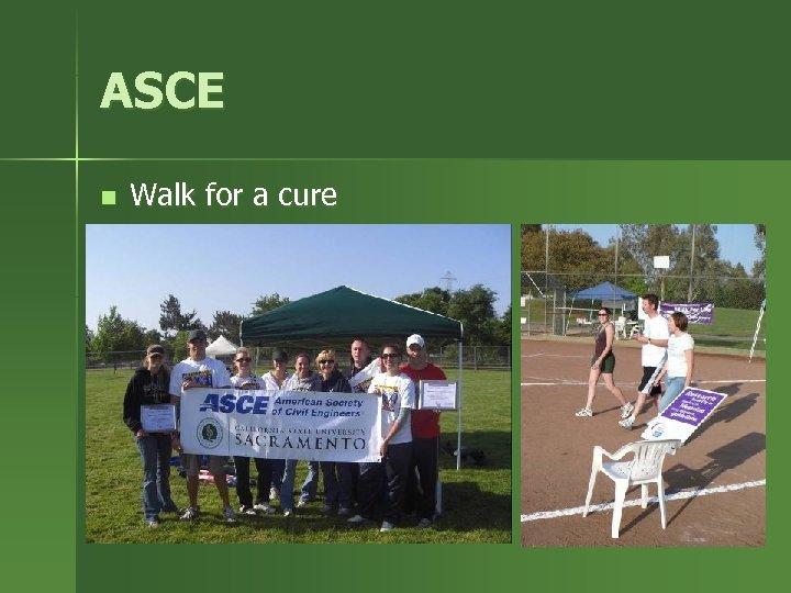 ASCE n Walk for a cure 