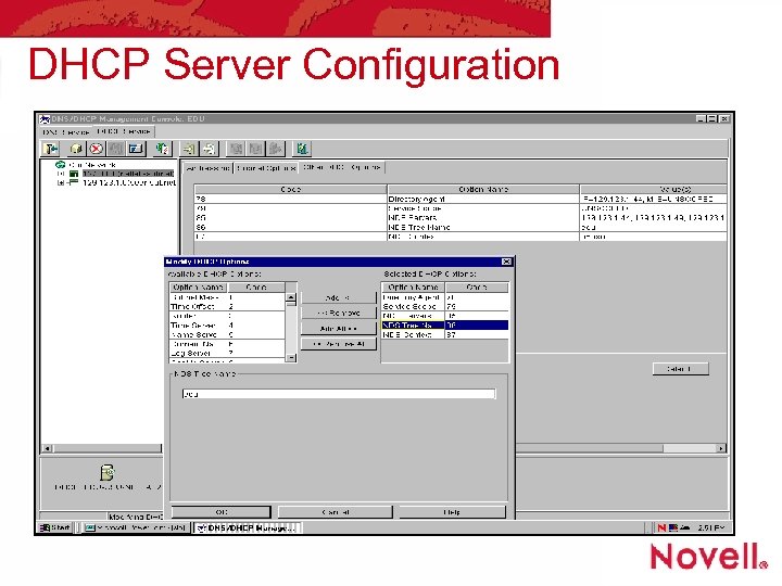 DHCP Server Configuration 