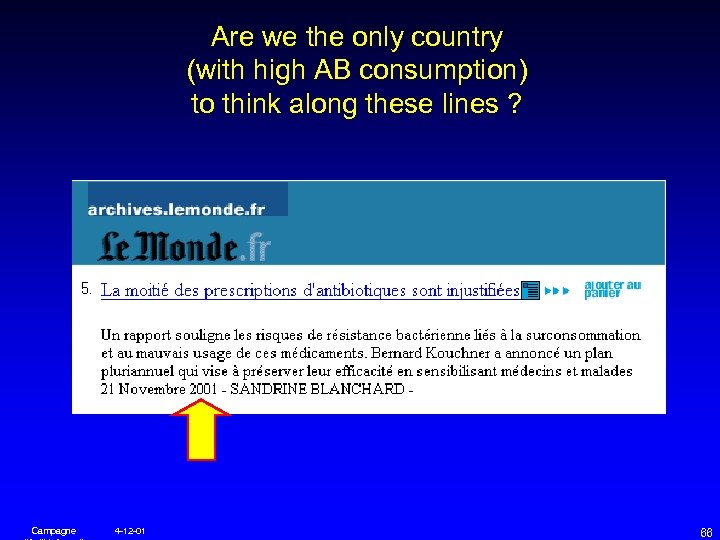 Are we the only country (with high AB consumption) to think along these lines