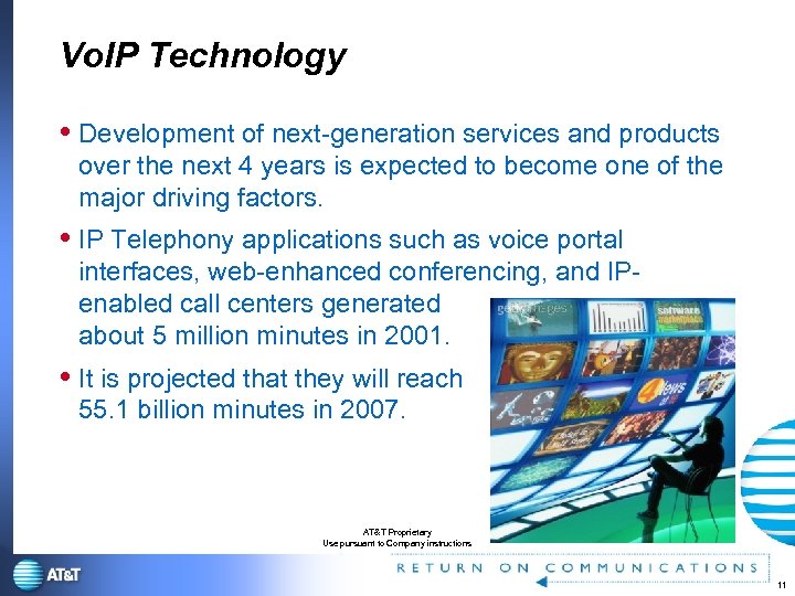 Vo. IP Technology Development of next-generation services and products over the next 4 years