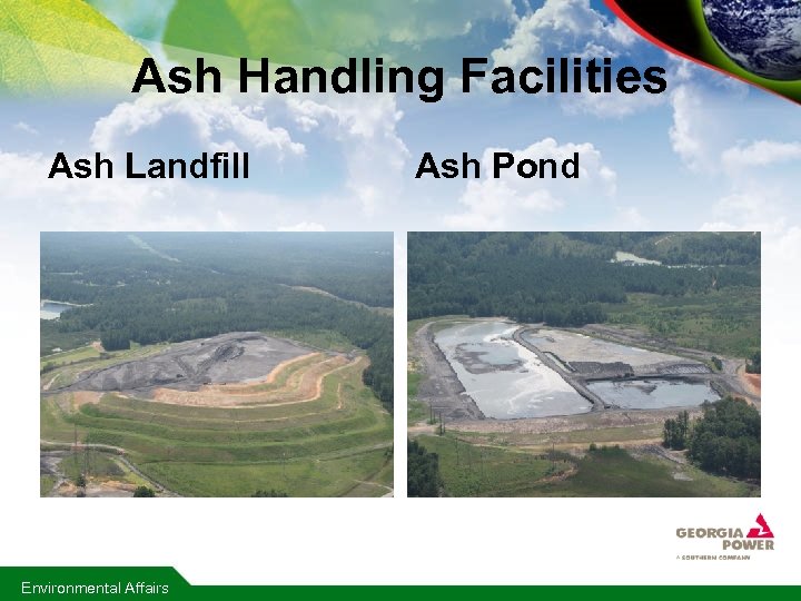 Ash Handling Facilities Ash Landfill Environmental Affairs Ash Pond 