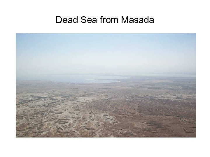 Dead Sea from Masada 