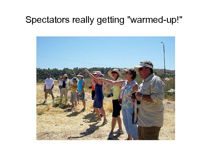 Spectators really getting 