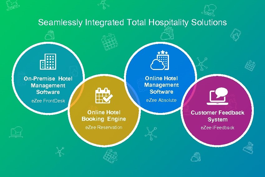 Seamlessly Integrated Total Hospitality Solutions On-Premise Hotel Management Software Online Hotel Management Software e.