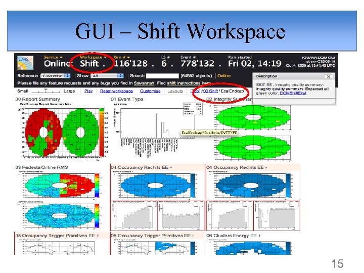 GUI – Shift Workspace 15 