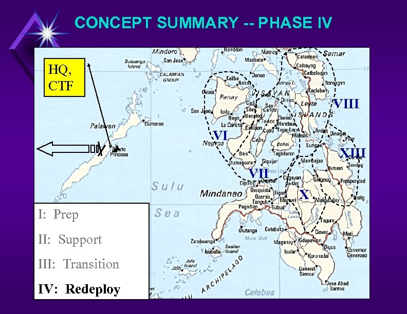 CONCEPT SUMMARY -- PHASE IV HQ, CTF VIII VI XIII VII X I: Prep