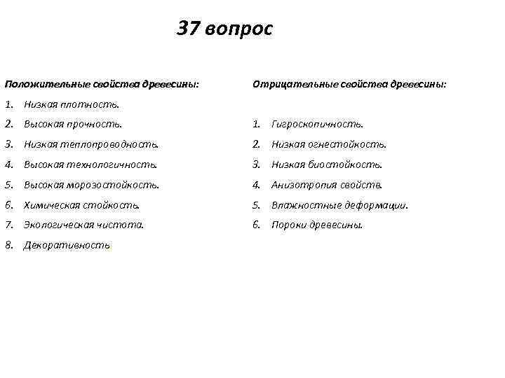 Отрицательные свойства. Положительные и отрицательные свойства древесины. Положительное свойство древесины как строительного материала. К важнейшим положительным свойствам древесины относят. Отрицательные свойства древесины.