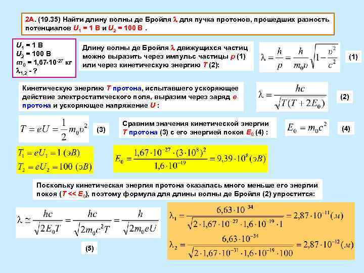 Характеристики волнового движения