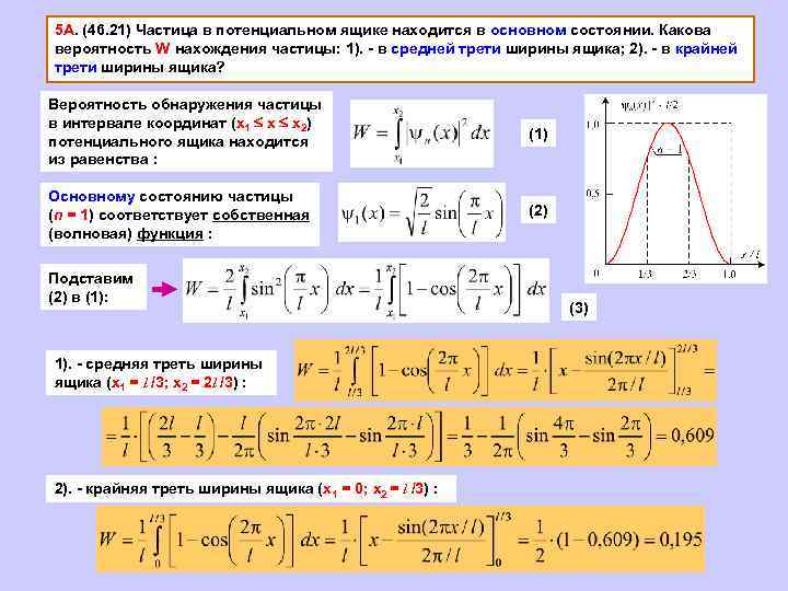 На рисунке изображена плотность вероятности обнаружения микрочастицы на различных расстояниях от ст