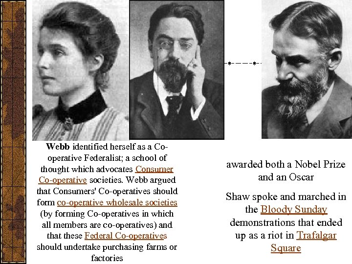 Webb identified herself as a Cooperative Federalist; a school of thought which advocates Consumer