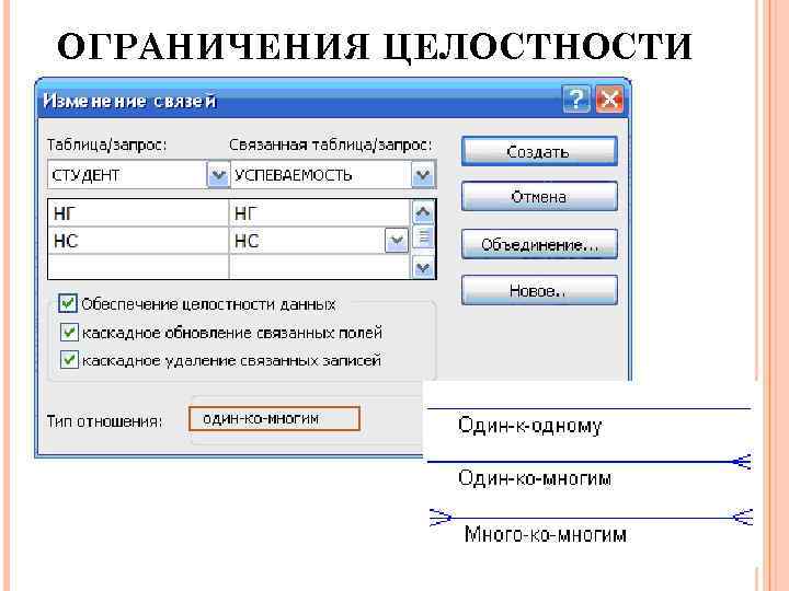 ОГРАНИЧЕНИЯ ЦЕЛОСТНОСТИ 40 