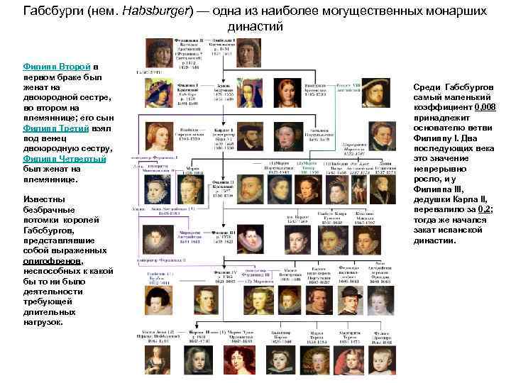Габсбурги (нем. Habsburger) — одна из наиболее могущественных монарших династий Филипп Второй в первом