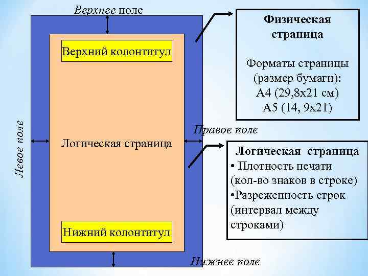 Правое и левое поле. Верхнее поле страницы. Верхние поля. Левое поле страницы. Нижнее поле страницы.