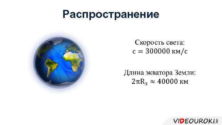 Распространение • 