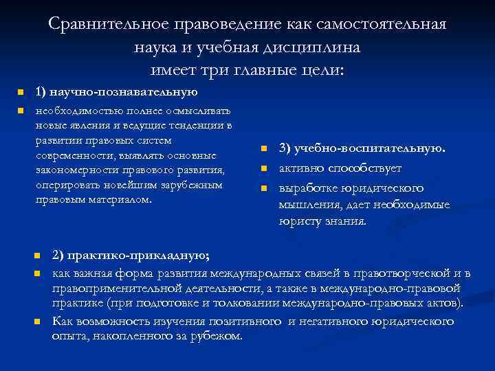 Теории сравнительного правоведения