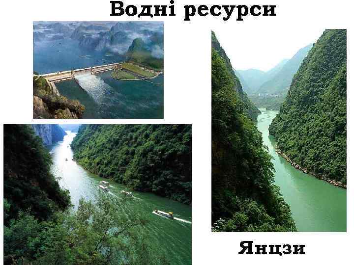 Водні ресурси Янцзи 