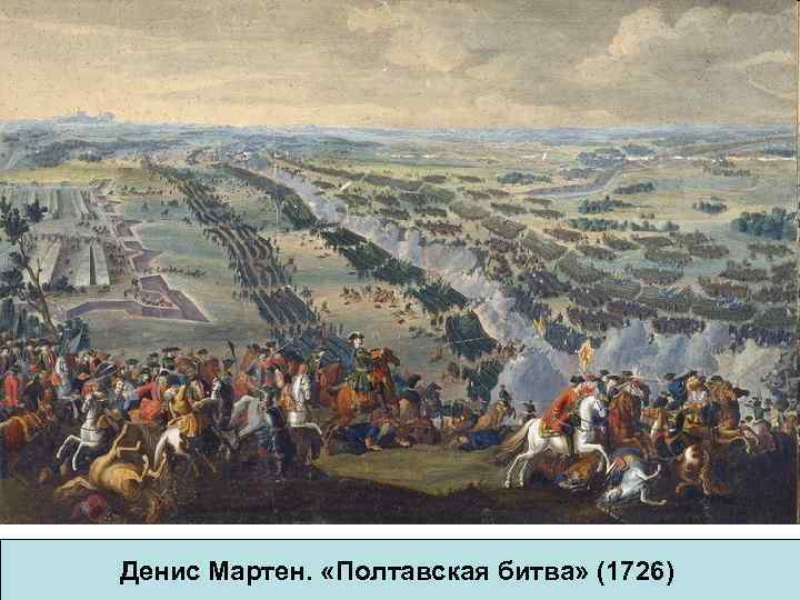 Денис Мартен. «Полтавская битва» (1726) 