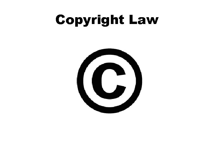 Copyright Law 
