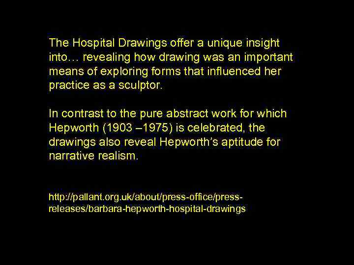 The Hospital Drawings offer a unique insight into… revealing how drawing was an important