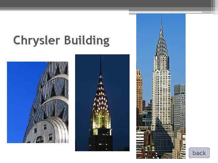 Chrysler Building back 